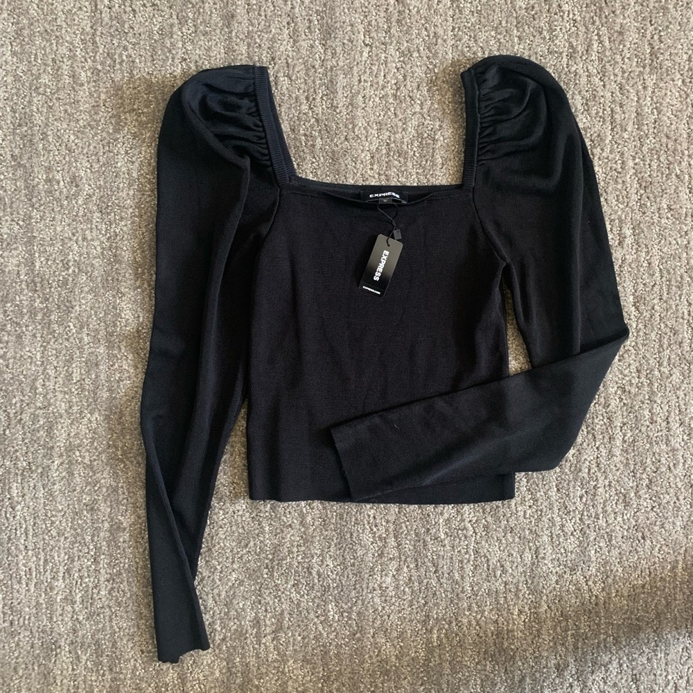 Express puff shoulder long sleeve- NWT!